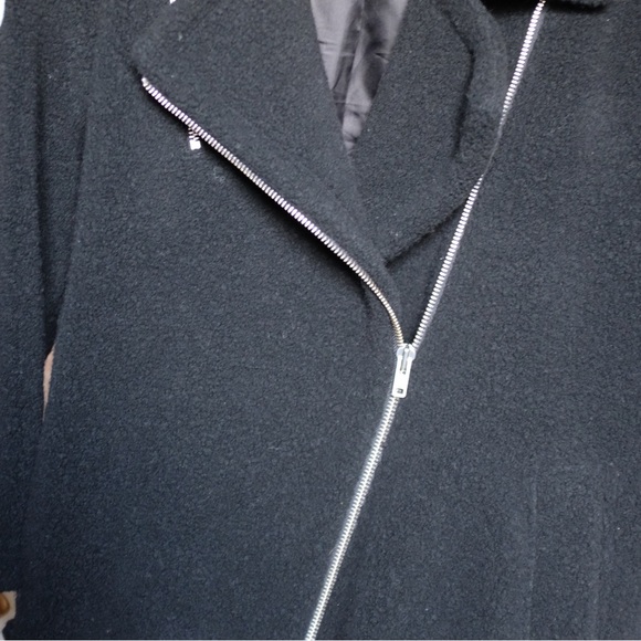 & other stories black wool aviator jacket size Medium fit 10 12 14 - Picture 3 of 6